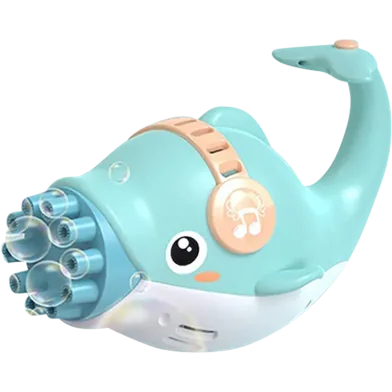 Bubble Blower Bubble Maker Toy For Kid Automatic Dolphin Bubble Machine Bubble Blowing Toys New - Rokomari product